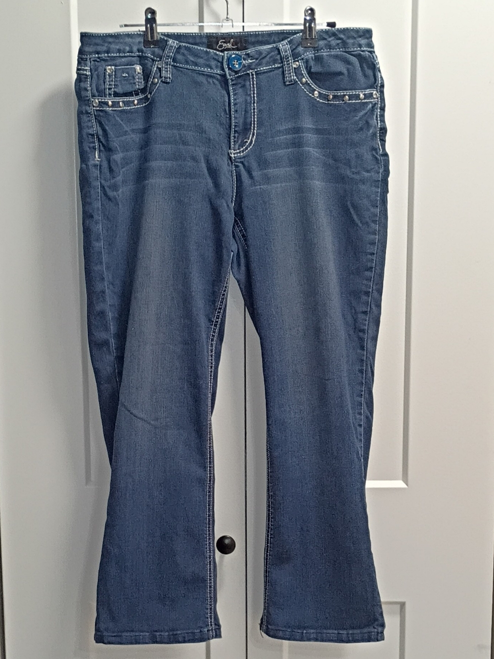 Earl Jeans Dark Blue Bootcut with Stud Accents